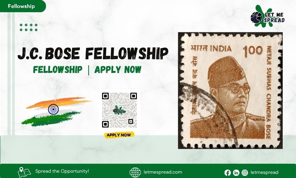 J.C. Bose Fellowship | Apply Now